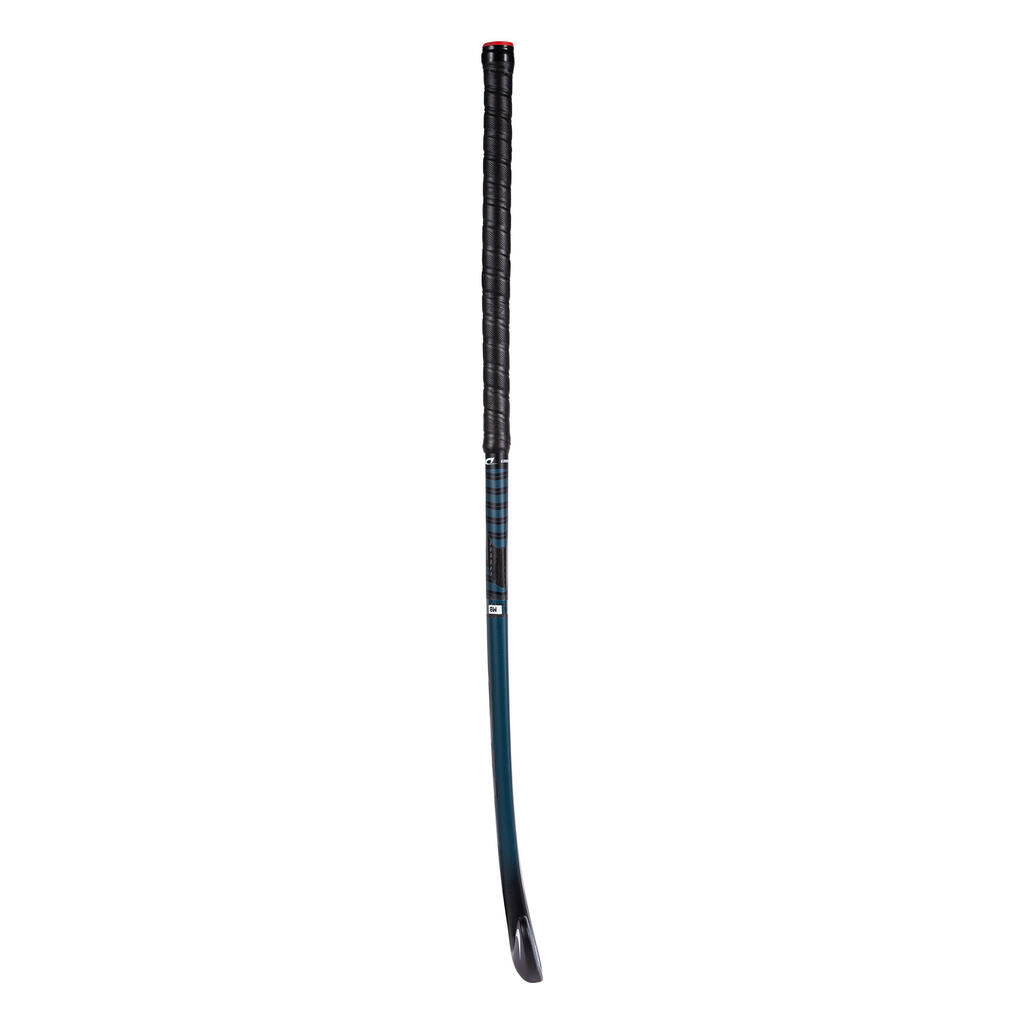 Adult Intermediate 60% Carbon Mid Bow Field Hockey Stick CompotecC60 - Dark Turquoise